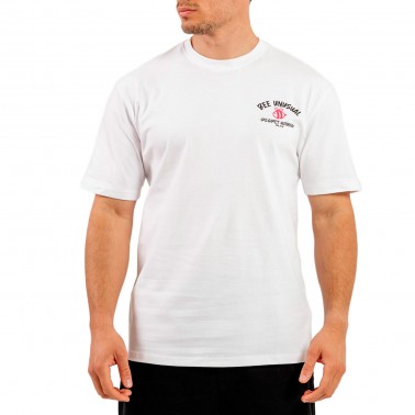 Ανδρικό T-Shirt Λευκό - Bee Unusual 'Regret Nothing'