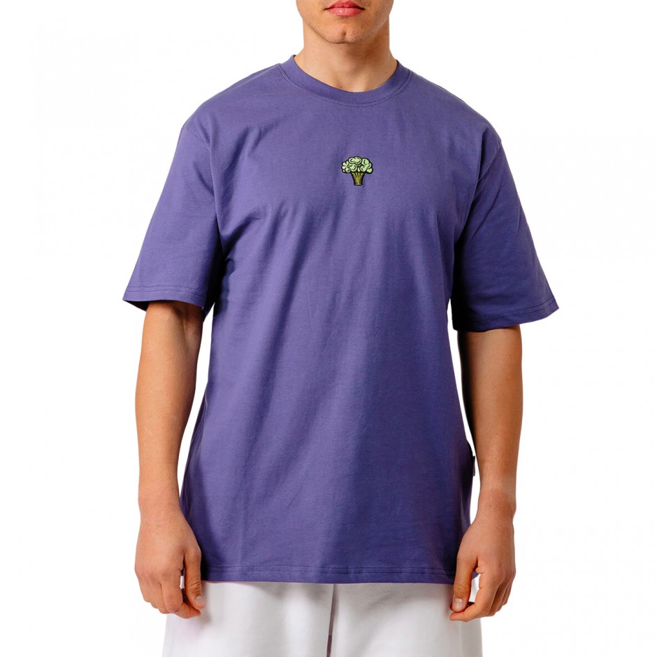 Ανδρικό T-Shirt Μωβ - Bee Unusual 'The Sharks Are Vegan'