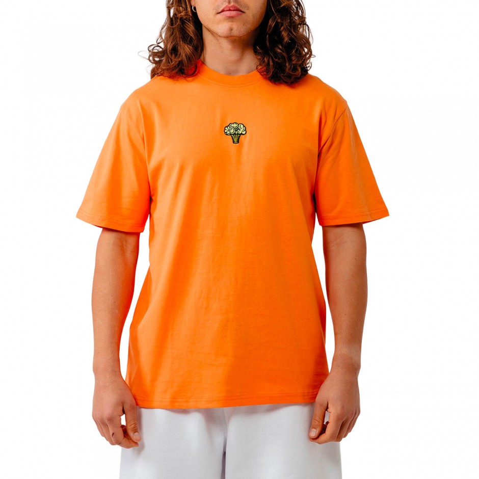 Ανδρικό T-Shirt Πορτοκαλί - Bee Unusual 'The Sharks Are Vegan'  