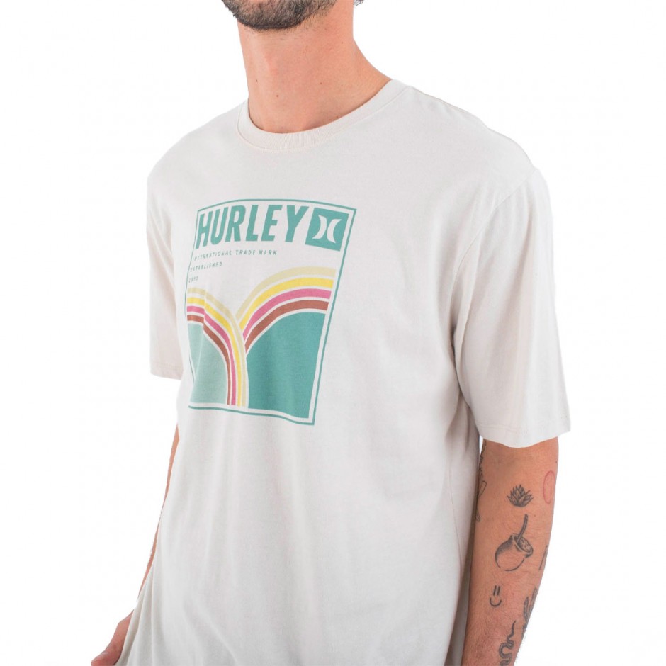 HURLEY EVD ROLLING HILLS SS MTS0039290-H073 Ecru