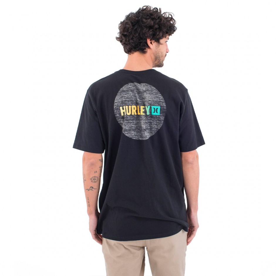 HURLEY EVD CIRCLE GRADIENT SS MTS0039110-H010 Black