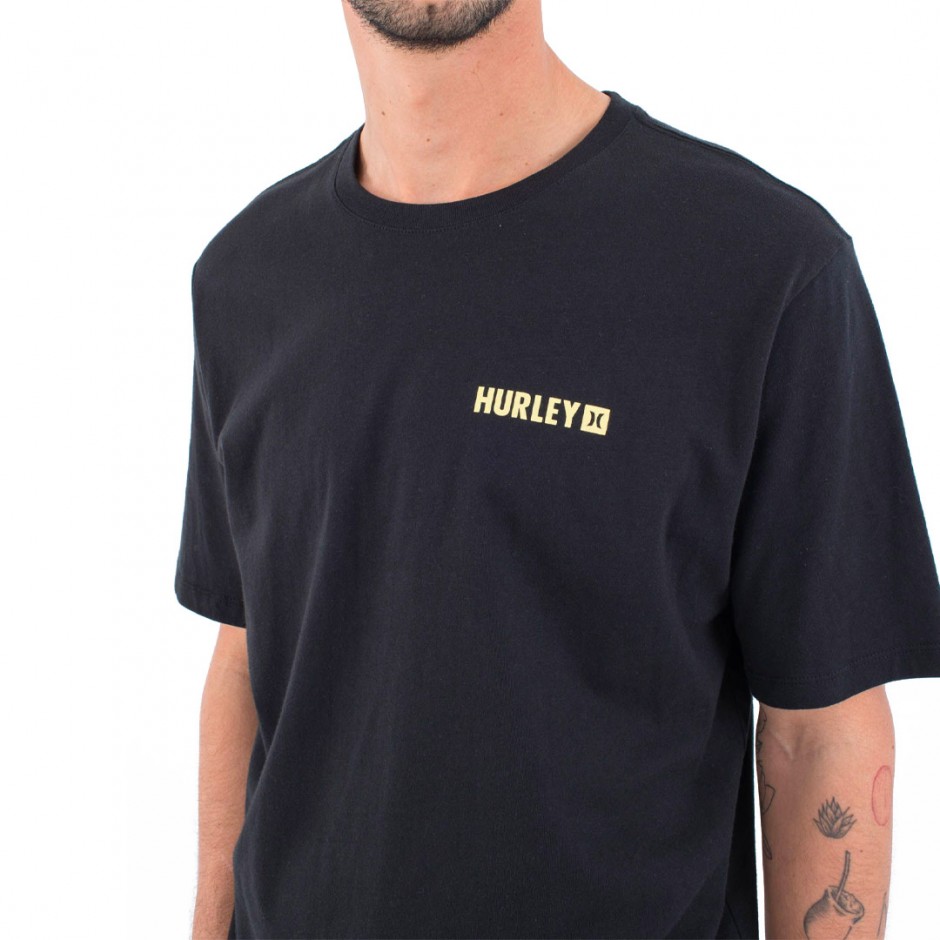 HURLEY EVD CIRCLE GRADIENT SS MTS0039110-H010 Black