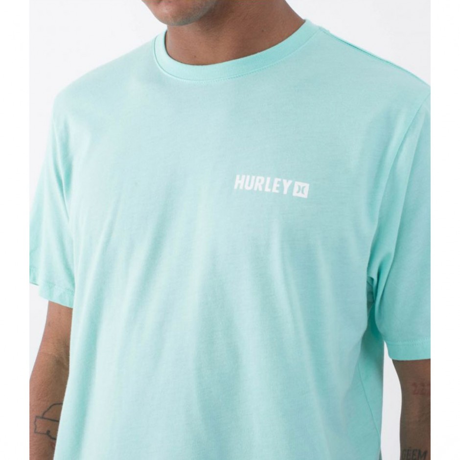 Ανδρικό T-Shirt Οινοπνευματί - Hurley Four Corners