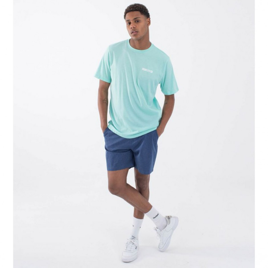Ανδρικό T-Shirt Οινοπνευματί - Hurley Four Corners