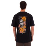 Men's T-Shirt Black - Hurley Tattoo Trudy Skull Image 0
