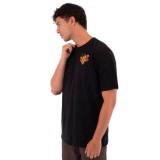 Men's T-Shirt Black - Hurley Tattoo Trudy Skull Image 1