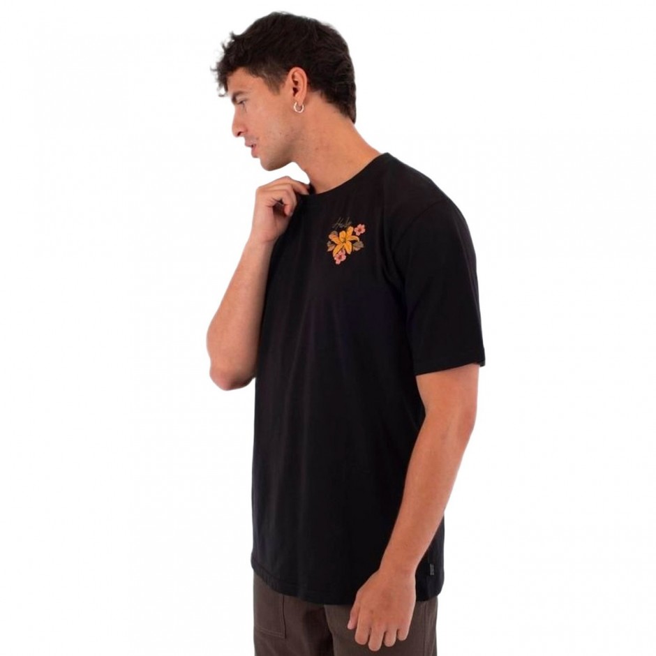 Men's T-Shirt Black - Hurley Tattoo Trudy Skull