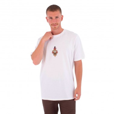 Men's T-Shirt White - Hurley Tattoo Trudy Heart