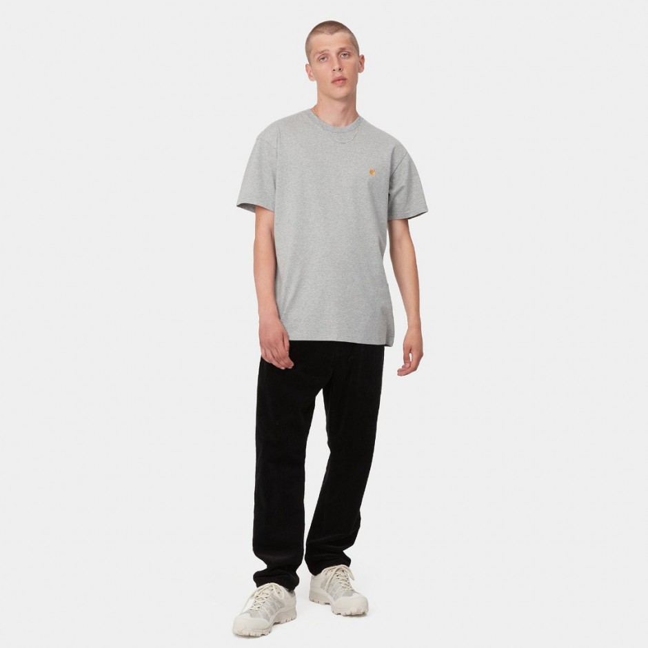 CARHARTT WIP S/S CHASE T-SHIRT I026391-00MXX Grey