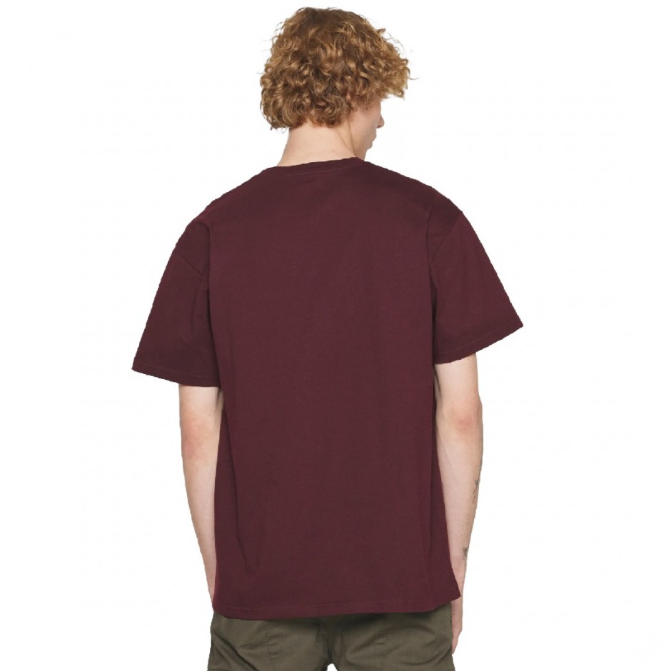 CARHARTT WIP S/S CHASE T-SHIRT Μπορντό