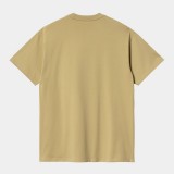 Ανδρικό T-Shirt Χακί - Carhartt WIP S/S Script Embroidery  Εικόνα 3
