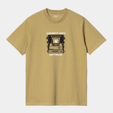 Carhartt WIP S/S Fixed Bugs Χακί - Ανδρικό T-Shirt