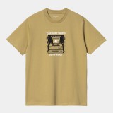 Carhartt WIP S/S Fixed Bugs Χακί - Ανδρικό T-Shirt Εικόνα 2