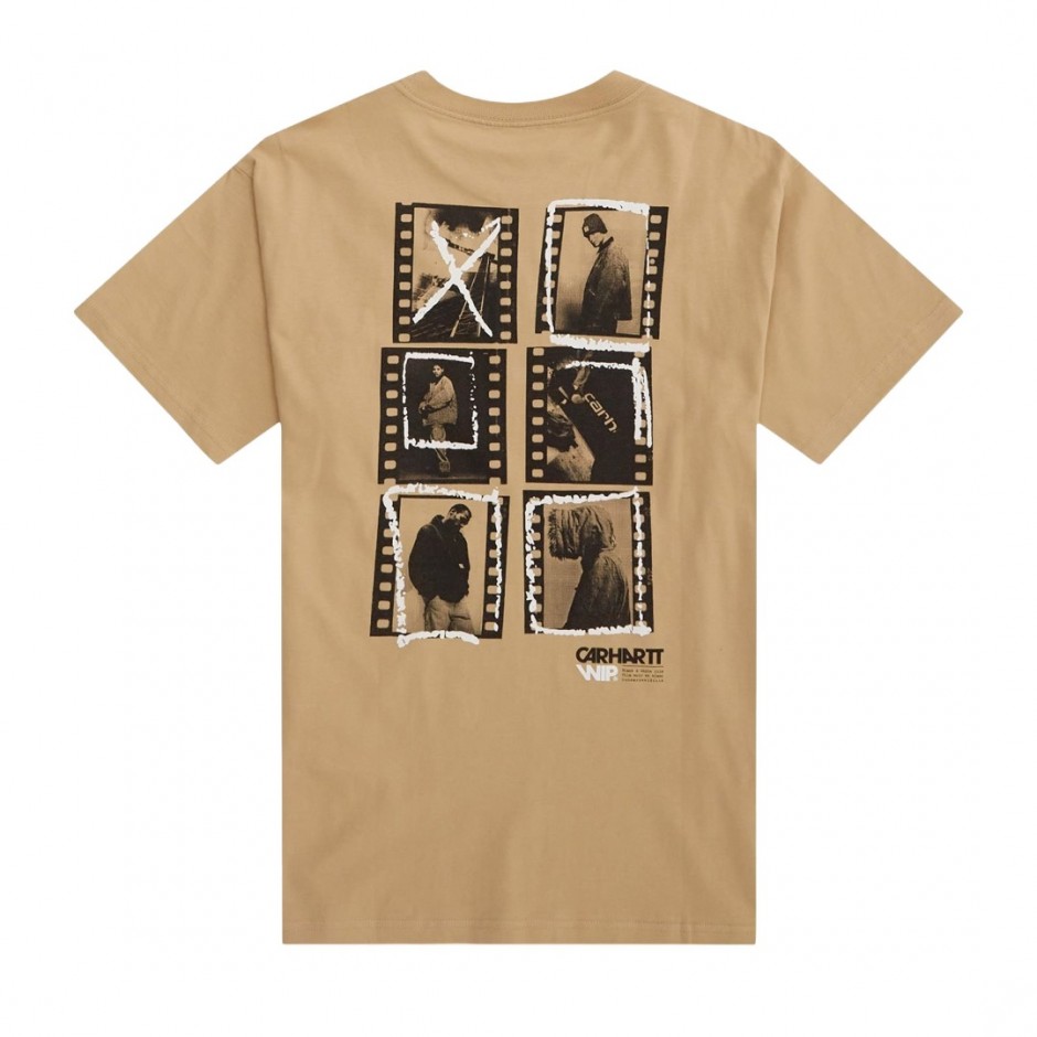 Ανδρικό T-Shirt Μπεζ - Carhartt WIP Contact Sheet