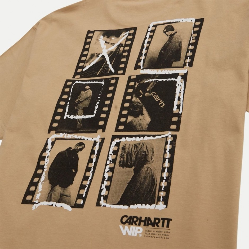 Ανδρικό T-Shirt Μπεζ - Carhartt WIP Contact Sheet