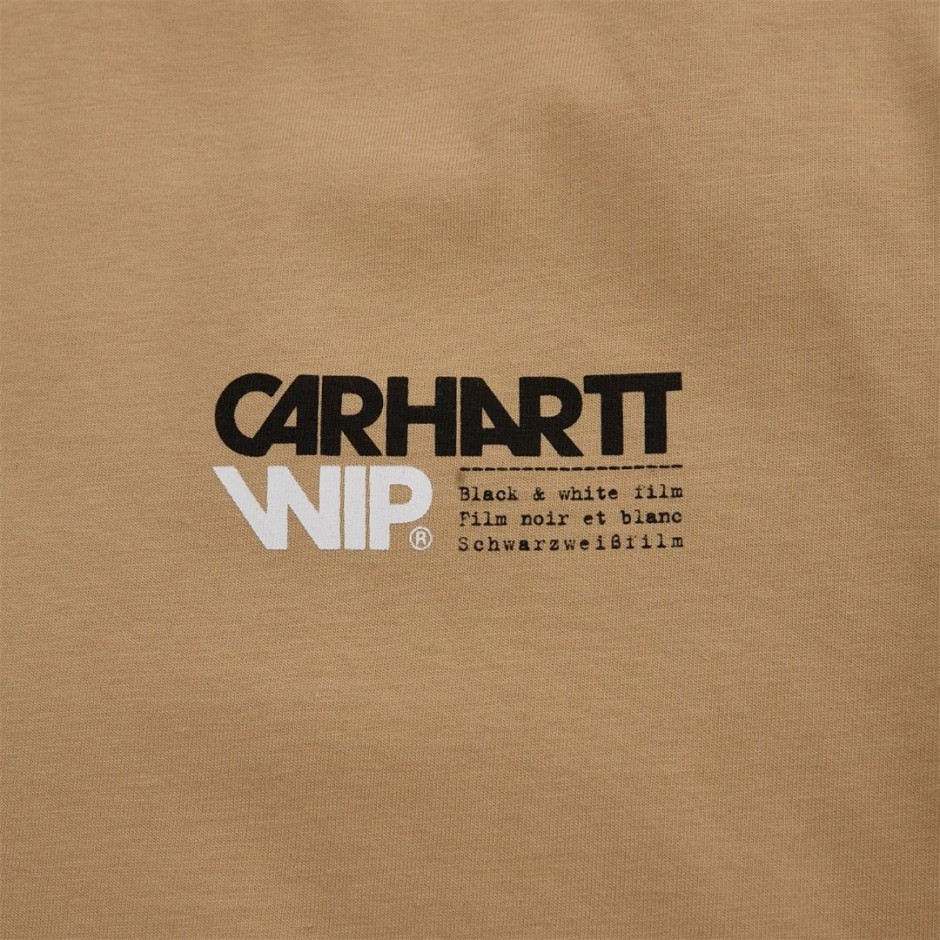 Ανδρικό T-Shirt Μπεζ - Carhartt WIP Contact Sheet