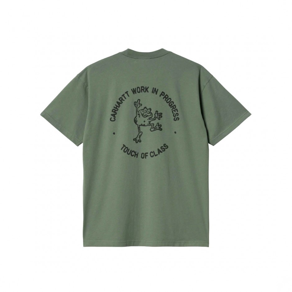 CARHARTT WIP S/S STAMP T-SHIRT I033670-2B106 Κhaki