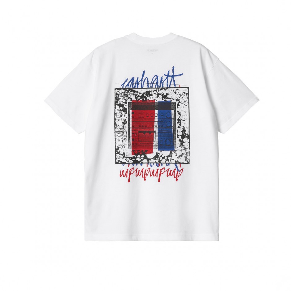 Ανδρικό T-Shirt Λευκό - Carhartt WIP Stereo