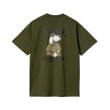 Ανδρικό T-Shirt Κυπαρισσί - Carhartt WIP S/S Inspector Εικόνα 2