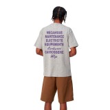 CARHARTT WIP S/S MECHANICS T-SHIRT I032880-V6XX Grey Image 1