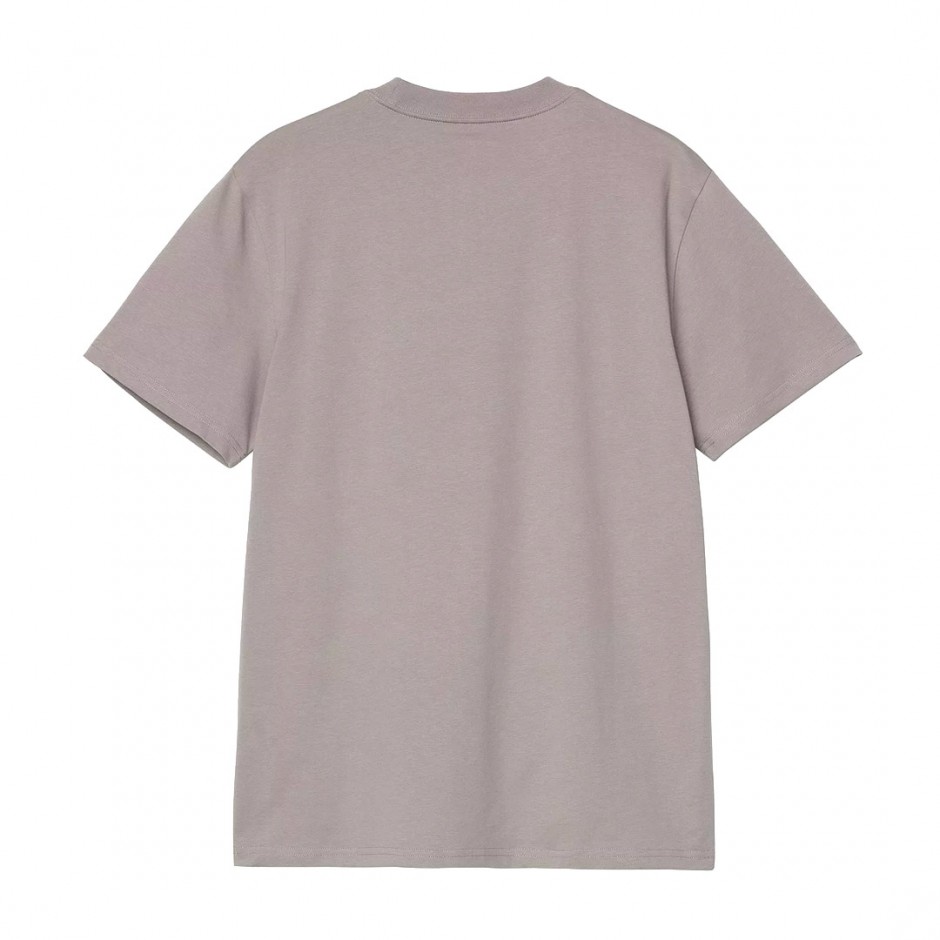 Ανδρικό T-Shirt Γκρι - Carhartt WIP S/S Script