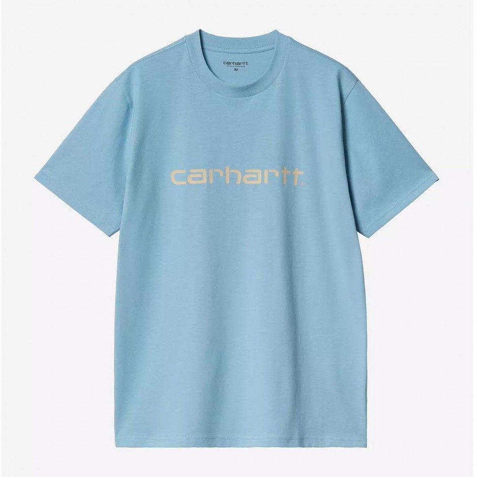 Ανδρικό T-Shirt Σιέλ - Carhartt WIP S/S Script