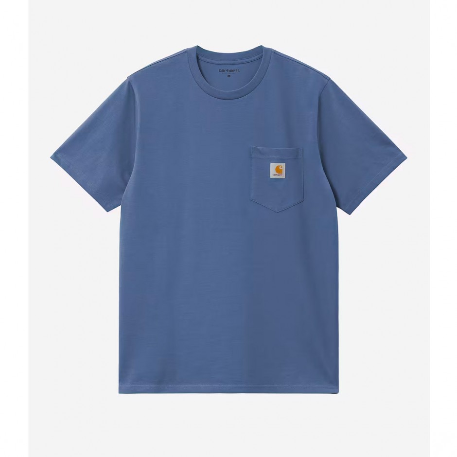 Ανδρικό T-Shirt Μπλε - Carhartt WIP Pocket