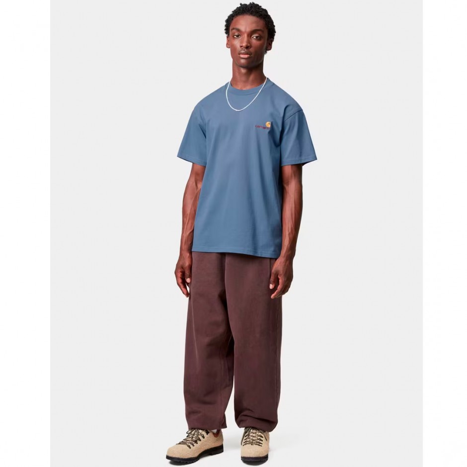Ανδρικό T-Shirt Σιέλ - Carhartt WIP S/S American Script