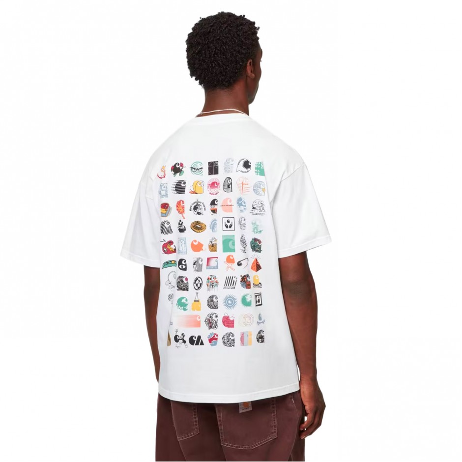 Ανδρικό T-Shirt Λευκό - Carhartt WIP S/S Logo Archive
