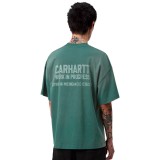 Ανδρικό T-Shirt Πετρόλ - Carhartt WIP S/S Distance Εικόνα 0