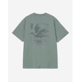 CARHARTT WIP S/S PUNCHED T-SHIRT I036006-3GDXX Petrol Image 3