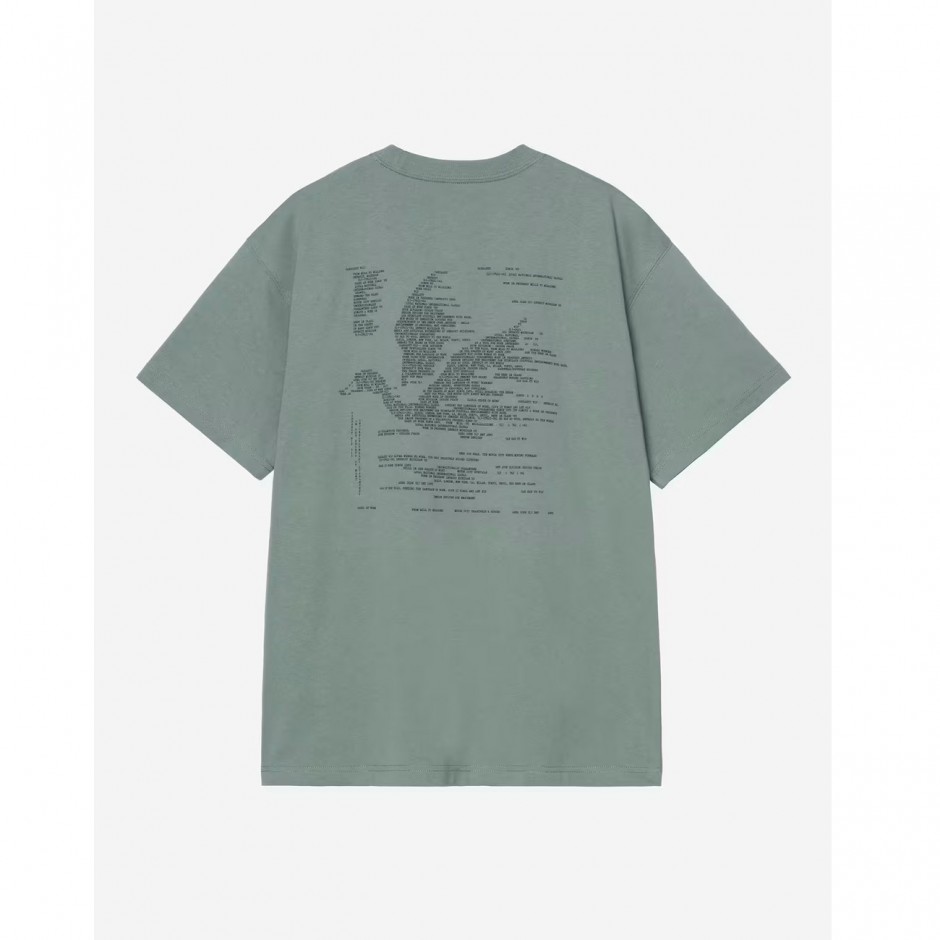 CARHARTT WIP S/S PUNCHED T-SHIRT I036006-3GDXX Petrol