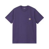 CARHARTT WIP S/S POCKET T-SHIRT COTTON I030434-3IIXX Purple Image 2