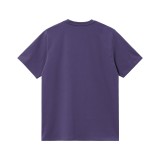 CARHARTT WIP S/S POCKET T-SHIRT COTTON I030434-3IIXX Purple Image 3