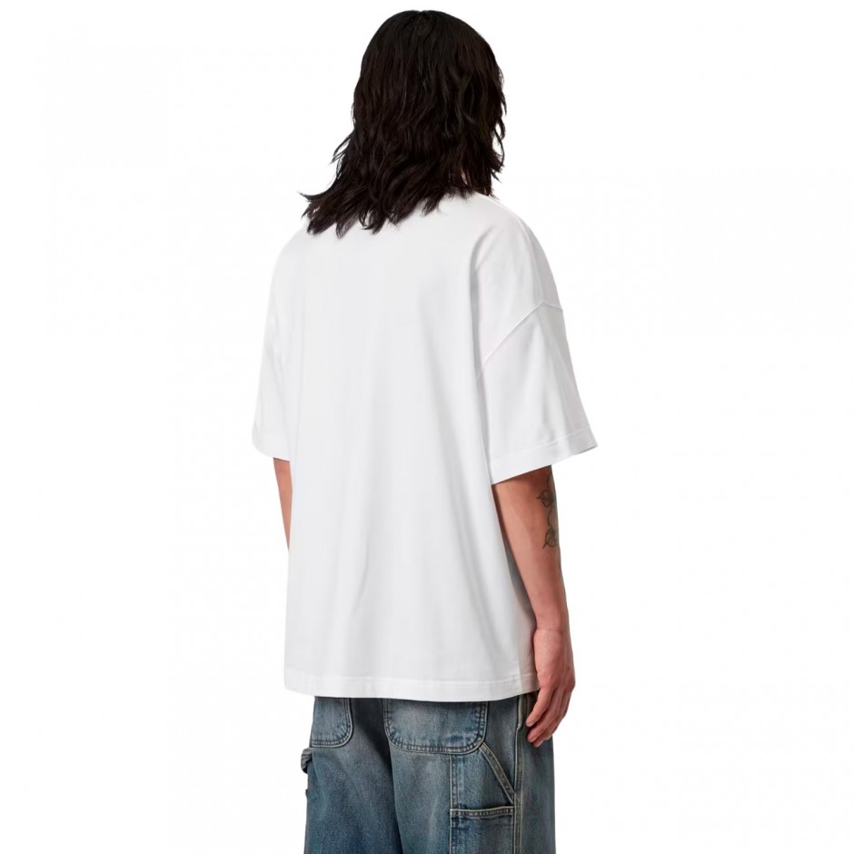 Ανδρικό T-Shirt Λευκό - Carhartt WIP S/S Link Script