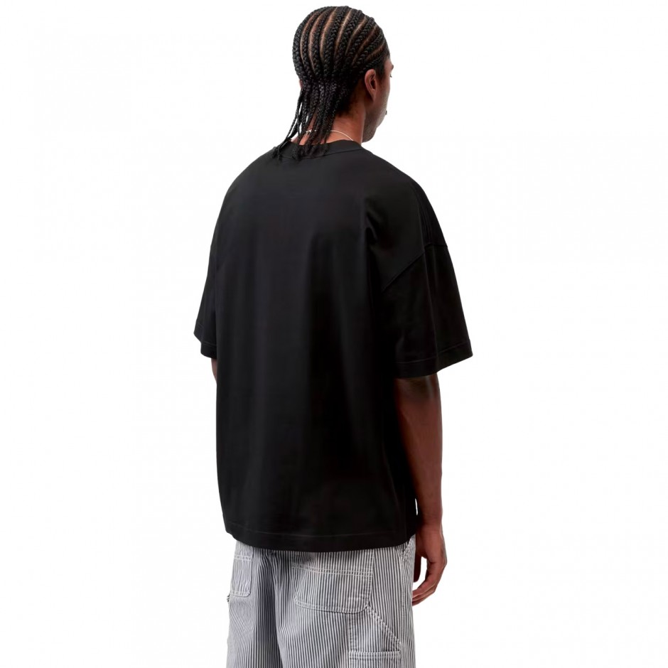 Ανδρικό T-Shirt Μαύρο - Carhartt WIP S/S Link Script
