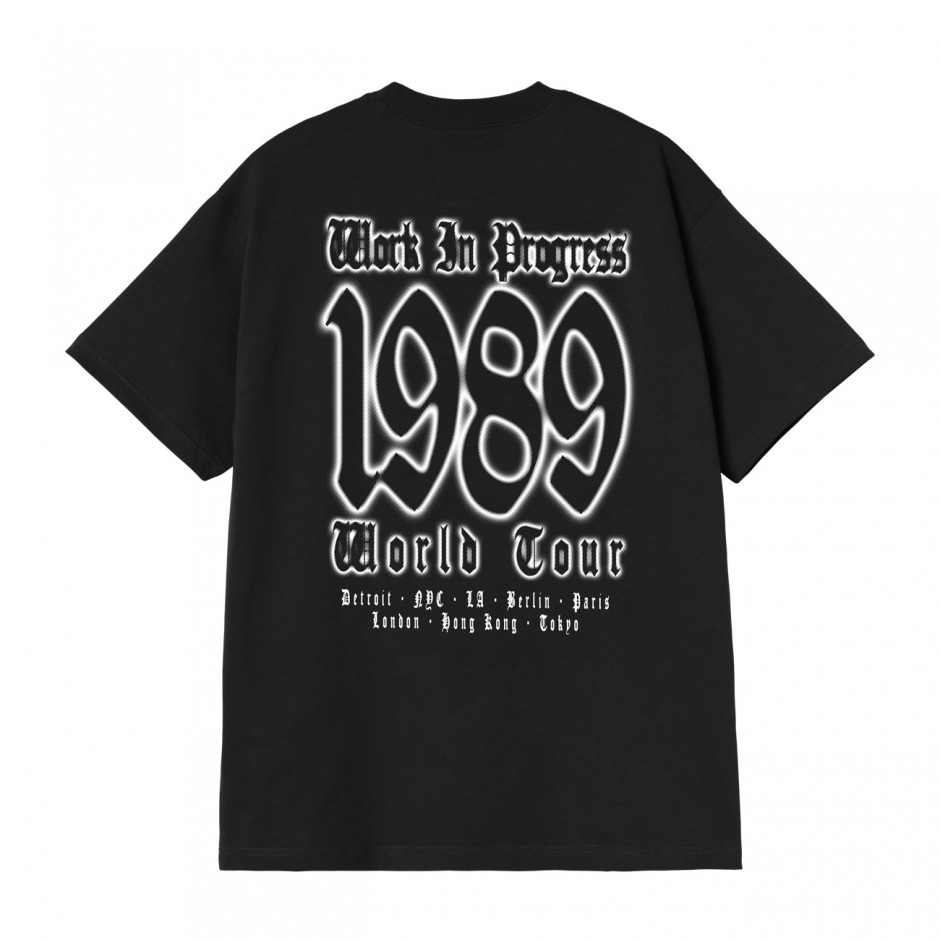 Ανδρικό T-Shirt Μαύρο - Carhartt WIP S/S World Tour