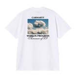 Men's T-Shirt White - Carhartt WIP S/S Warm Views Image 0