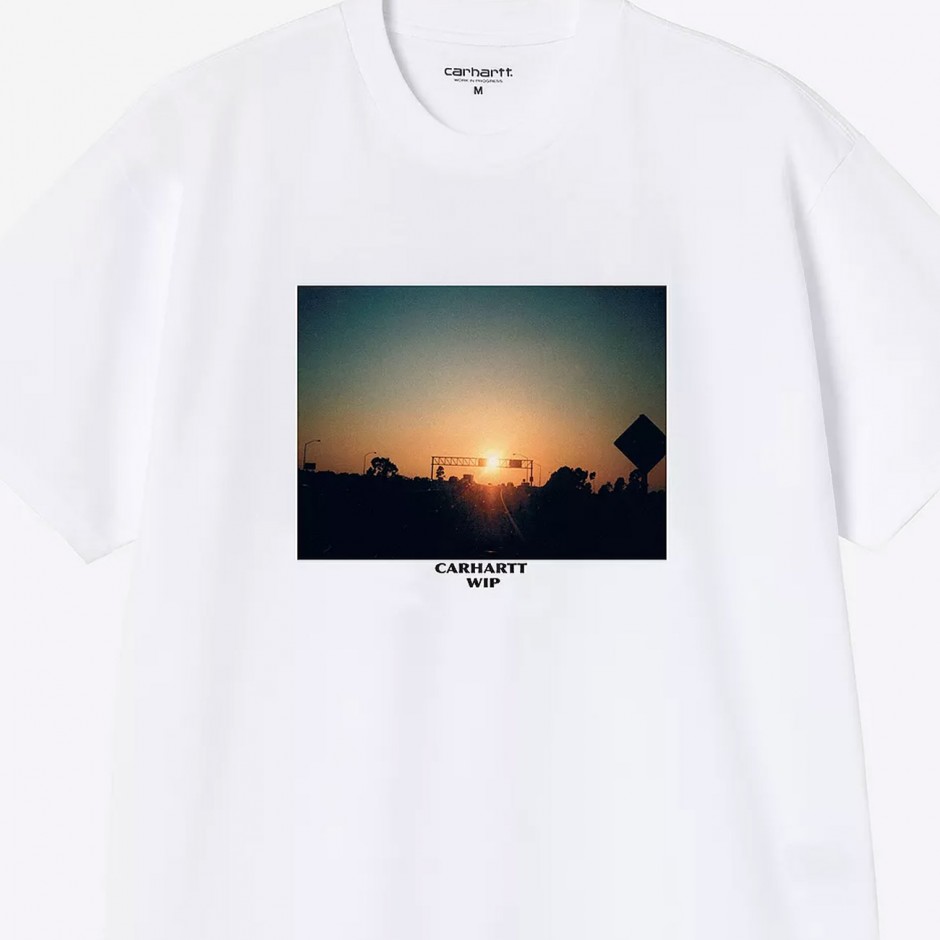 Men's T-Shirt White - Carhartt WIP S/S Warm Views