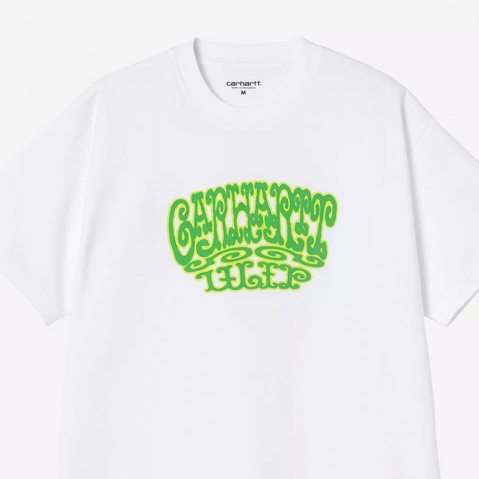 Ανδρικό T-Shirt Λευκό - Carhartt WIP S/S Tipsy Type