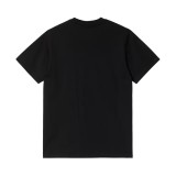 Men's T-Shirt Black - Carhartt WIP S/S Script Image 3