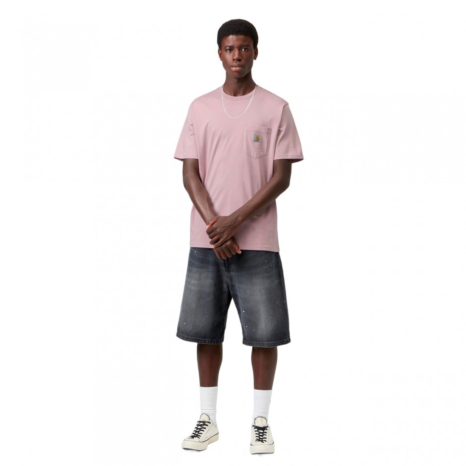 Ανδρικό T-Shirt Ροζ - Carhartt WIP Pocket