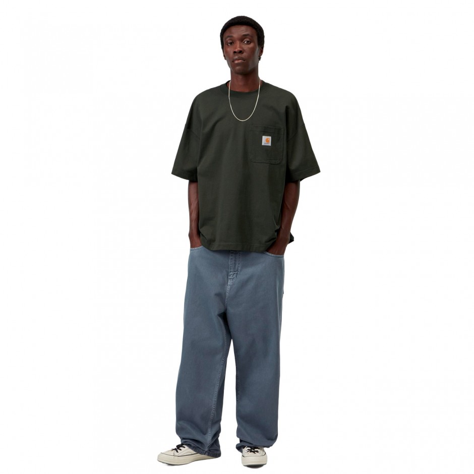 Ανδρικό T-Shirt Ανθρακί - Carhartt WIP S/S Work Pocket