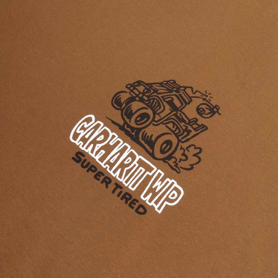 Ανδρικό T-Shirt Καφέ - Carhartt WIP S/S Hot Rat