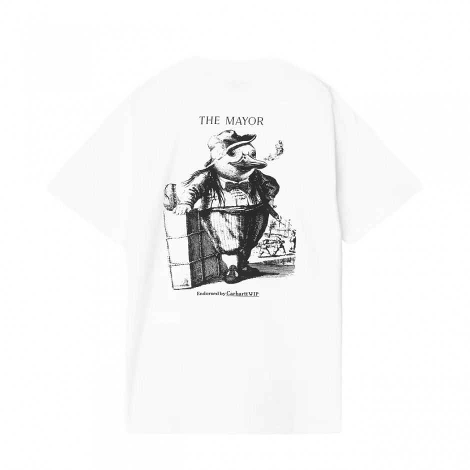 Ανδρικό T-Shirt Λευκό - Carhartt WIP S/S Vote