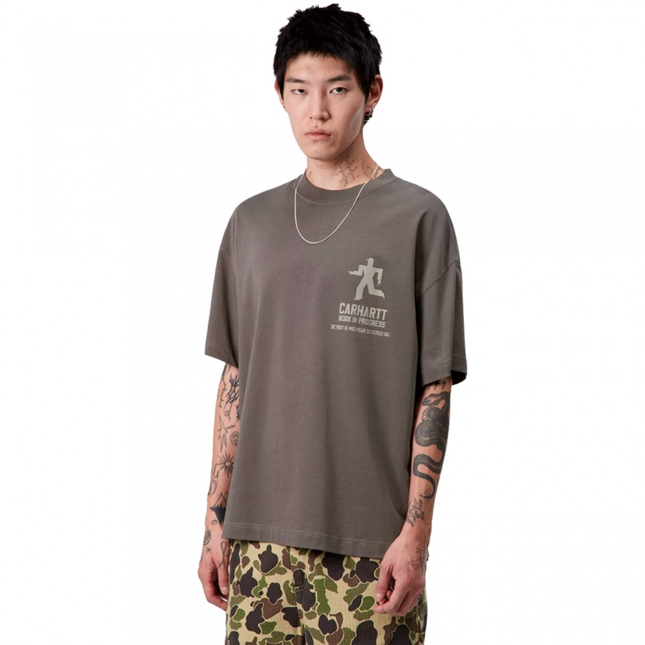 Ανδρικό T-Shirt Ανθρακί - Carhartt WIP S/S Distance