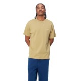 Ανδρικό T-Shirt Χακί - Carhartt WIP S/S Script Embroidery  Εικόνα 