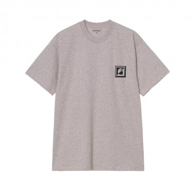 Ανδρικό T-Shirt Γκρι - Carhartt WIP S/S Logo Archive
