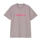Ανδρικό T-Shirt Γκρι - Carhartt WIP S/S Script Εικόνα 