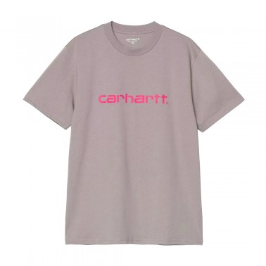 Ανδρικό T-Shirt Γκρι - Carhartt WIP S/S Script